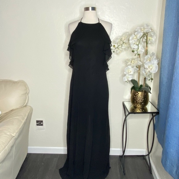 ANGL Dresses & Skirts - ANGL Women’s Long Black Evening Gown Size M